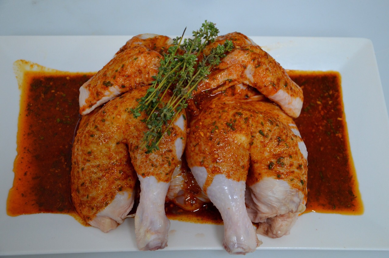 Perri Perri Butterfly Chicken 1.3kg - Carina North Quality Meats