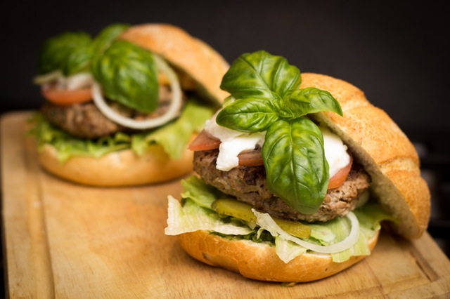 Lamb burgers